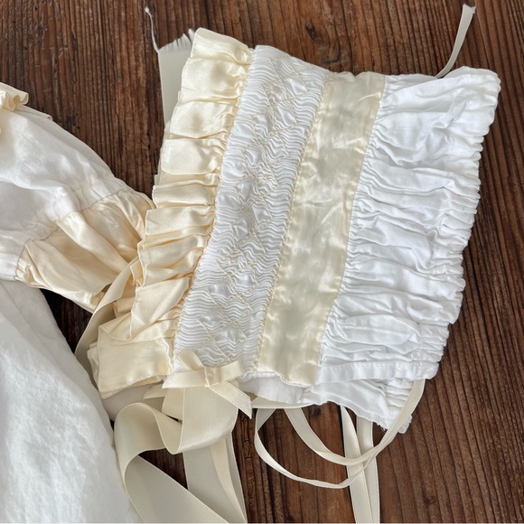 SOLD DO NOT BUY Strasburg Natalie Heirloom Dress With Bonnet Size 12 Months - Picture 11 of 16